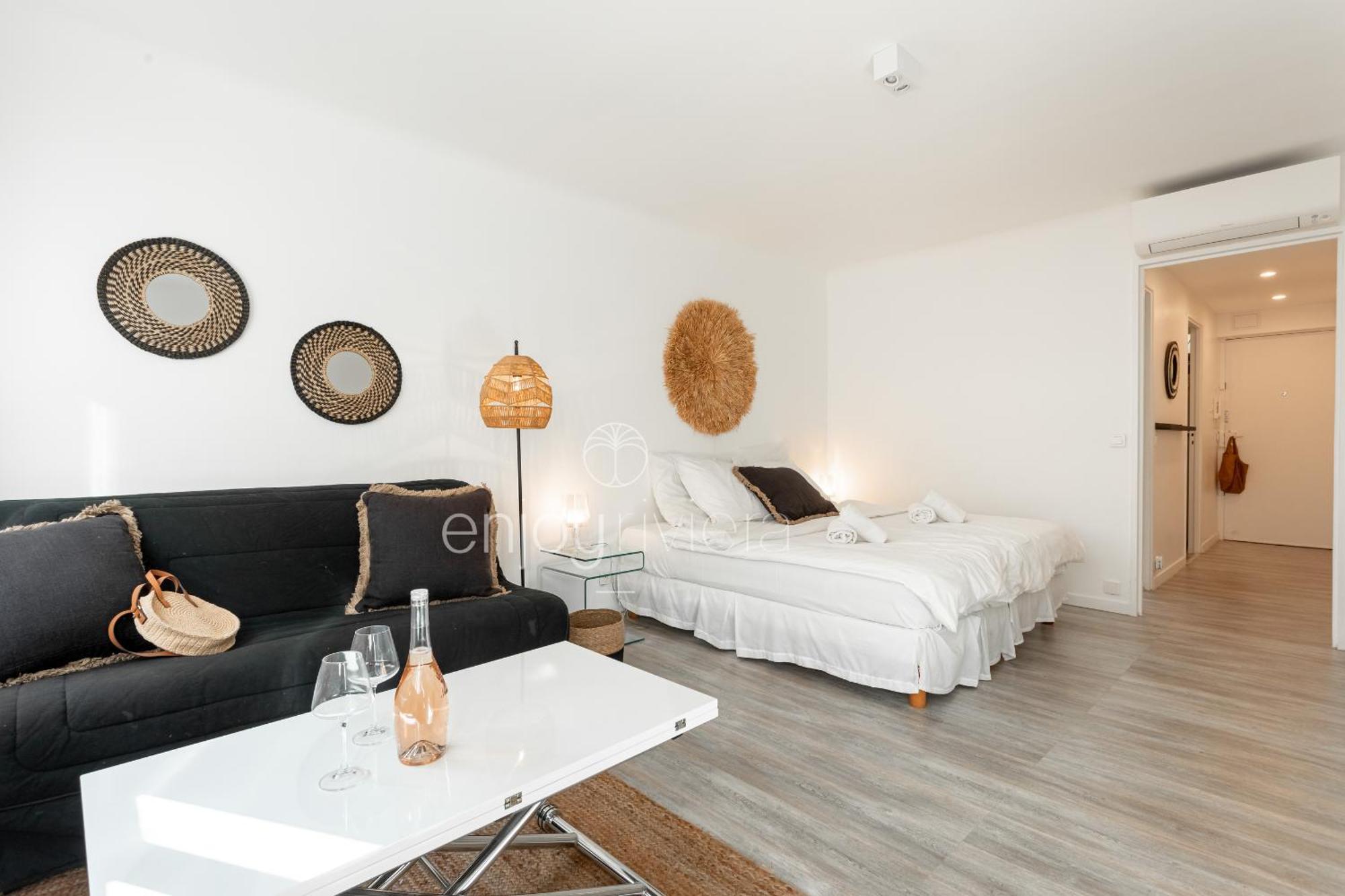 " Tulum " Citycenter - 100M Plage - Calme - Wifi - Clim Канни Екстер'єр фото